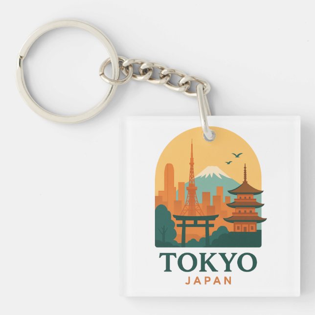 Minimalistisk Tokyo Japan Resa | Modern  (Framsidan)