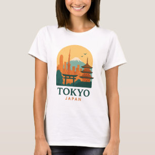 Minimalistisk Tokyo Japan Resa Modern T Shirt