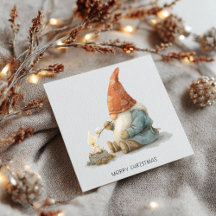 Minimalistisk Tomte God Jul
