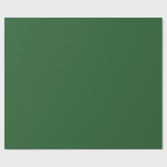 Minimalistisk Träd Grön Presentpapper (Platt)
