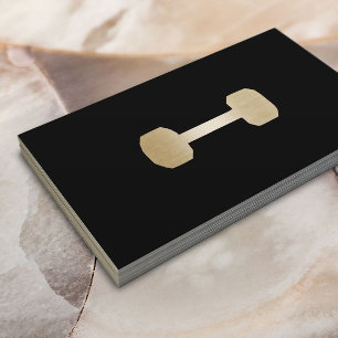 Minimalistisk tränare för personlig tränare i Guld Visitkort