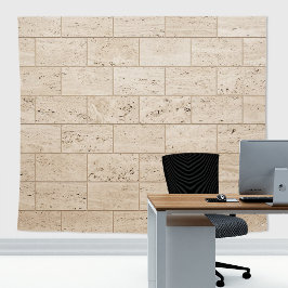 Minimalistisk Travertin Stenhäll Bakgrund