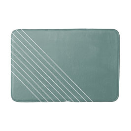 Minimalistisk Trendig Elegant Geometrisk Salviagrö Badrumsmatta