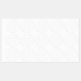 Minimalistisk triangelmönster hängmappsset klistermärke