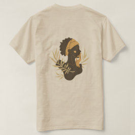 Minimalistisk tribal silhuettkonst t-shirt