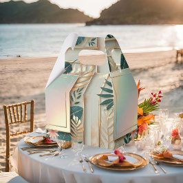 Minimalistisk Tropical Elegance Presentaskar