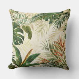 Minimalistisk Tropical Handflatan Art Kudde