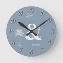 Minimalistisk Tropisk Bröllop Dammtorblue