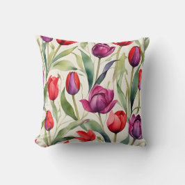 Minimalistisk tulpaner kudde