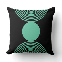 Minimalistisk turkos Circular Pärlor Mönster