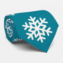 Minimalistisk turkos och vita snöflingor högtid ju