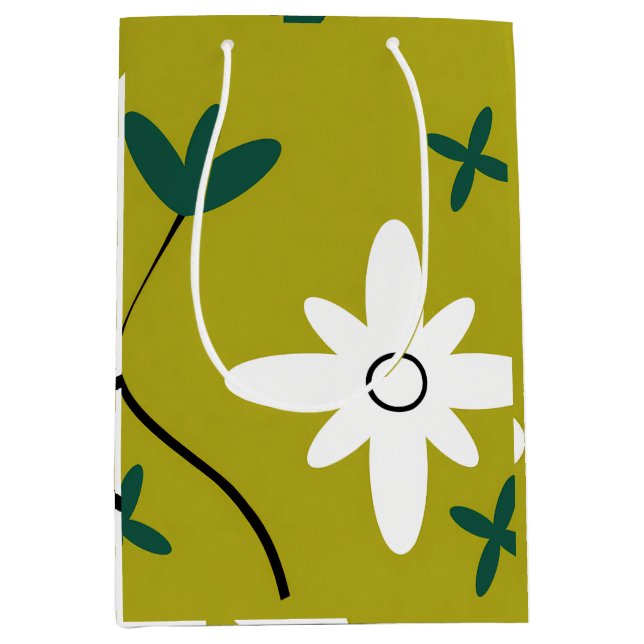 Minimalistisk tusenskönsblomma Abstrakt botanisk k (Framsidan)