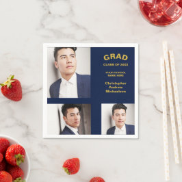 Minimalistisk typografi 3 Photo Studenten Pappersservett