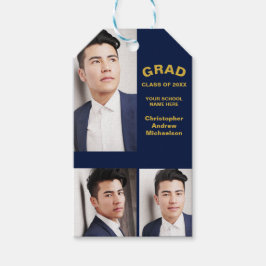 Minimalistisk typografi 3 Photo Studenten Presentetikett