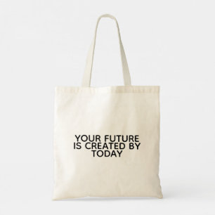 MINIMALISTISK TYPOGRAFI Citat HANDLETOMTE Tygkasse