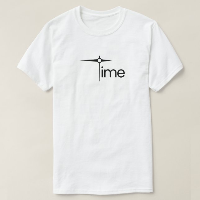 Minimalistisk typografi för urvisare t shirt (Design framsida)