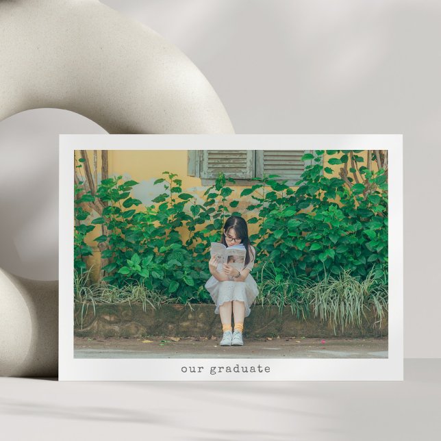 Minimalistisk typografi Student 2 Photo Studenten Meddelande (Skapare uppladdad)