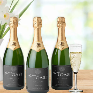 Minimalistisk typografi Svart-vit snigelskal Bröll