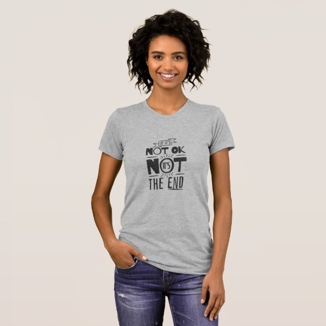 Minimalistisk Urban Citat Estetisk Grafisk T-Shirt (Hel framsida)