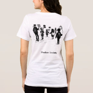 Minimalistisk urban streetwear grafisk t-shirt