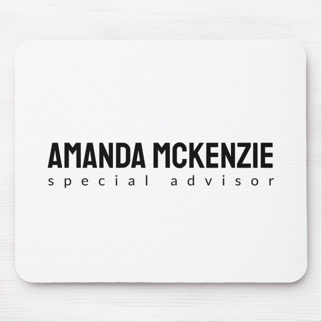 Minimalistisk utformning av det unika Kreativet tr Musmatta (Framsidan)