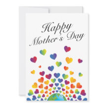 Minimalistisk utformning av Mors dag