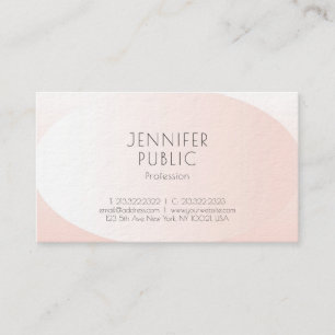 Minimalistisk utformning av professionell Elegant- Visitkort