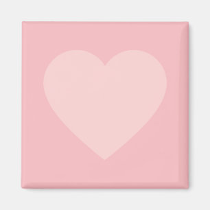 Minimalistisk utformning av rosa Heart Magnet