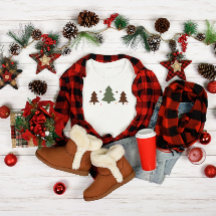 Minimalistisk utformning av tre Julgranar