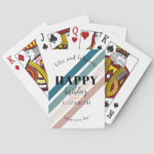 Minimalistisk utformning på födelsedagen i pastel