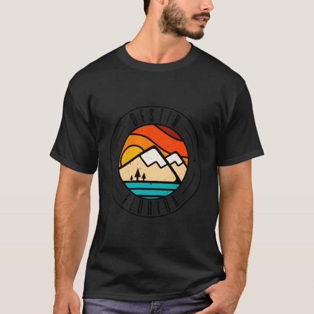 Minimalistisk utomhusDestin Florida Fl T Shirt (Framsida)