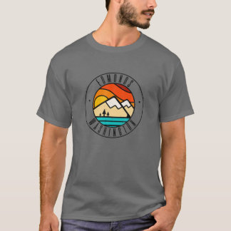 Minimalistisk utomhusEdmonds Washington WA T Shirt