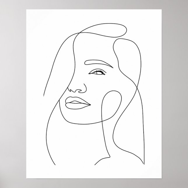 Minimalistisk, vacker dammstekart poster (Framsidan)