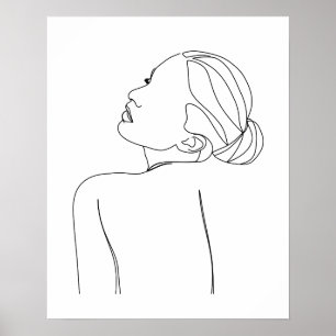Minimalistisk, vacker dammstekart poster