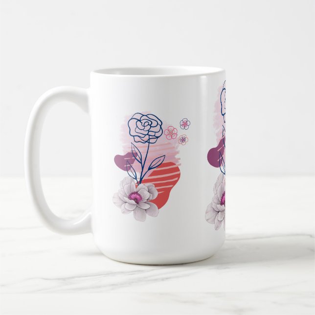 Minimalistisk Vacker Design ADVcreators Artikel33 Kaffemugg (Vänster)