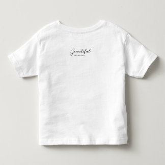 Minimalistisk vacker skript Bebis T-Shirt, Simpl T Shirt