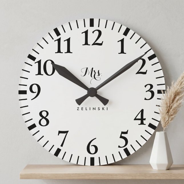 Minimalistisk vägg för Finare-skript  Rund Klocka (Skapare uppladdad)