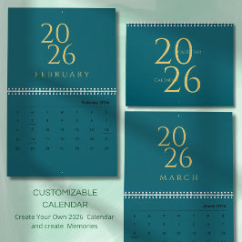 Minimalistisk Väggkalender i Neutrala Nyanser Kalender