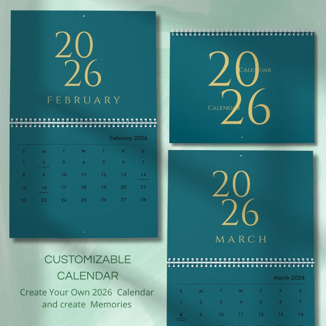 Minimalistisk Väggkalender i Neutrala Nyanser Kalender (Skapare uppladdad)