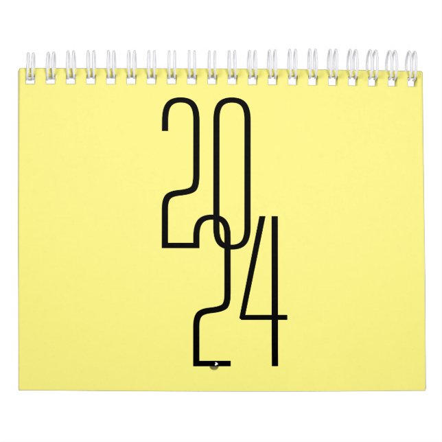 Minimalistisk väggkalender kalender (Omslag)