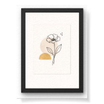 minimalistisk väggkonstaffisch