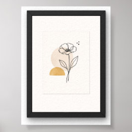 minimalistisk väggkonstaffisch poster