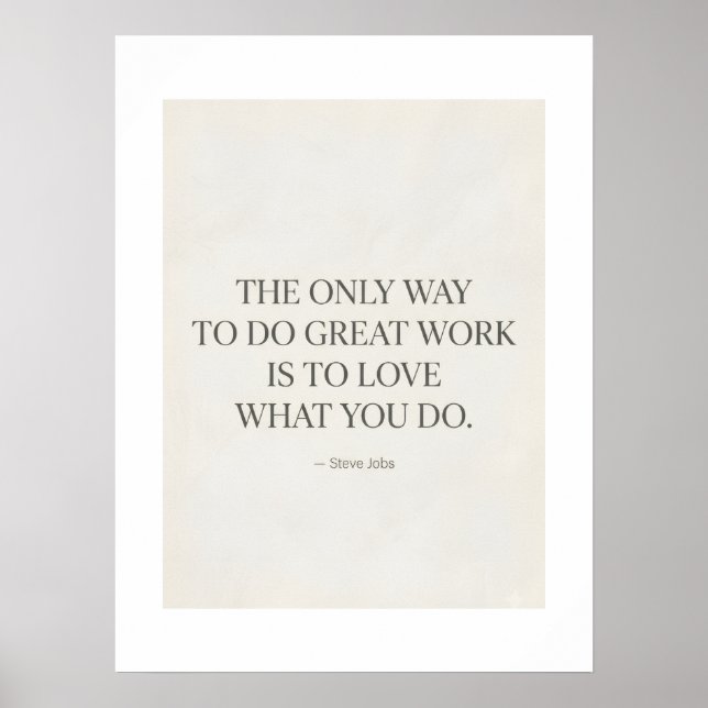 Minimalistisk väggposter  poster (Framsidan)