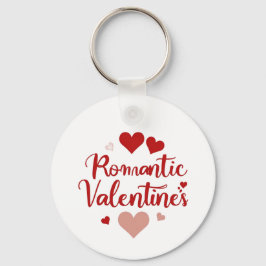 Minimalistisk valentine-dags kärlekstypografi desi nyckelring
