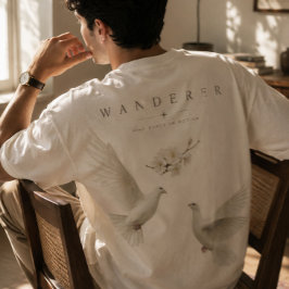 Minimalistisk vandrarestetik Duvor överdimensioner T Shirt