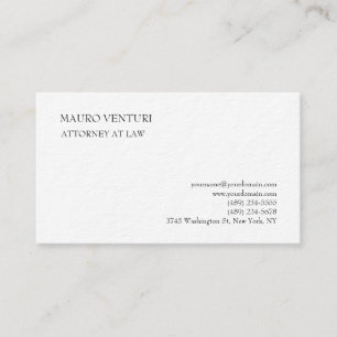 Minimalistisk vanlig Elegant med vanlig Profession Visitkort