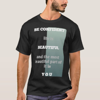 Minimalistisk Var Självsäker Typografi Inspirerand T Shirt