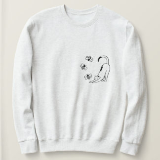 Minimalistisk vårkatt t shirt