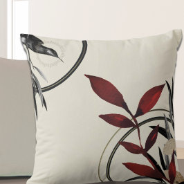 Minimalistisk vattenfärg för elegant kudde