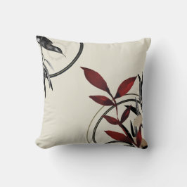 Minimalistisk vattenfärg för elegant kudde